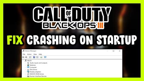 black ops 3 black screen on startup|black ops 3 crashing pc.